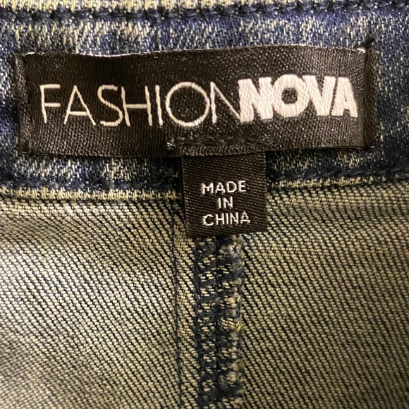 Fashion Nova Denim Blue Dress - Picture 2 of 7